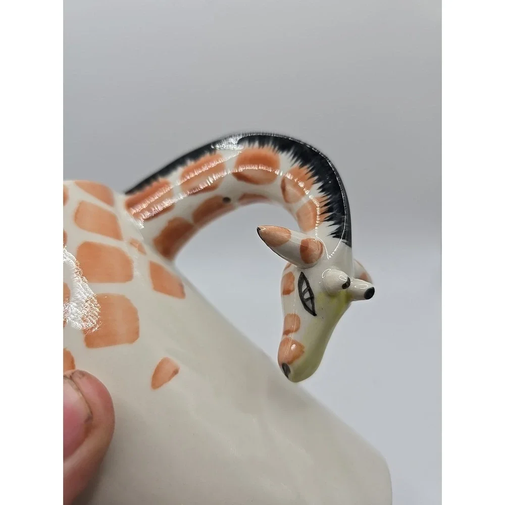 New NWOB‎ Pier 1 Mug 3D Oversized Giraffe Coffee Cocoa Tea Safari Animal Zoo